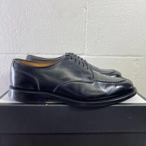 Allen Edmonds Bradley 2601 Black Leather Split Toe Oxford Dress Shoes Men's 10 D